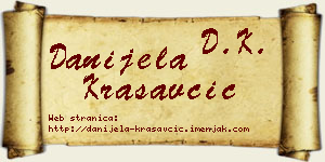 Danijela Krasavčić vizit kartica
